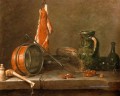 Ein Lean Diät mit Kochutensilien Jean Baptiste Simeon Chardin Stillleben